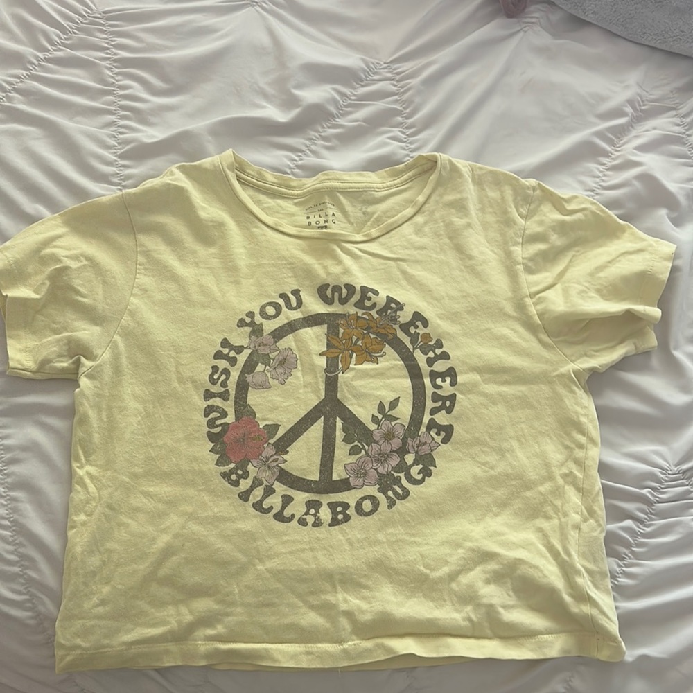 It’s a billabong shirt from Tilly’s. A little warn down but still wearable